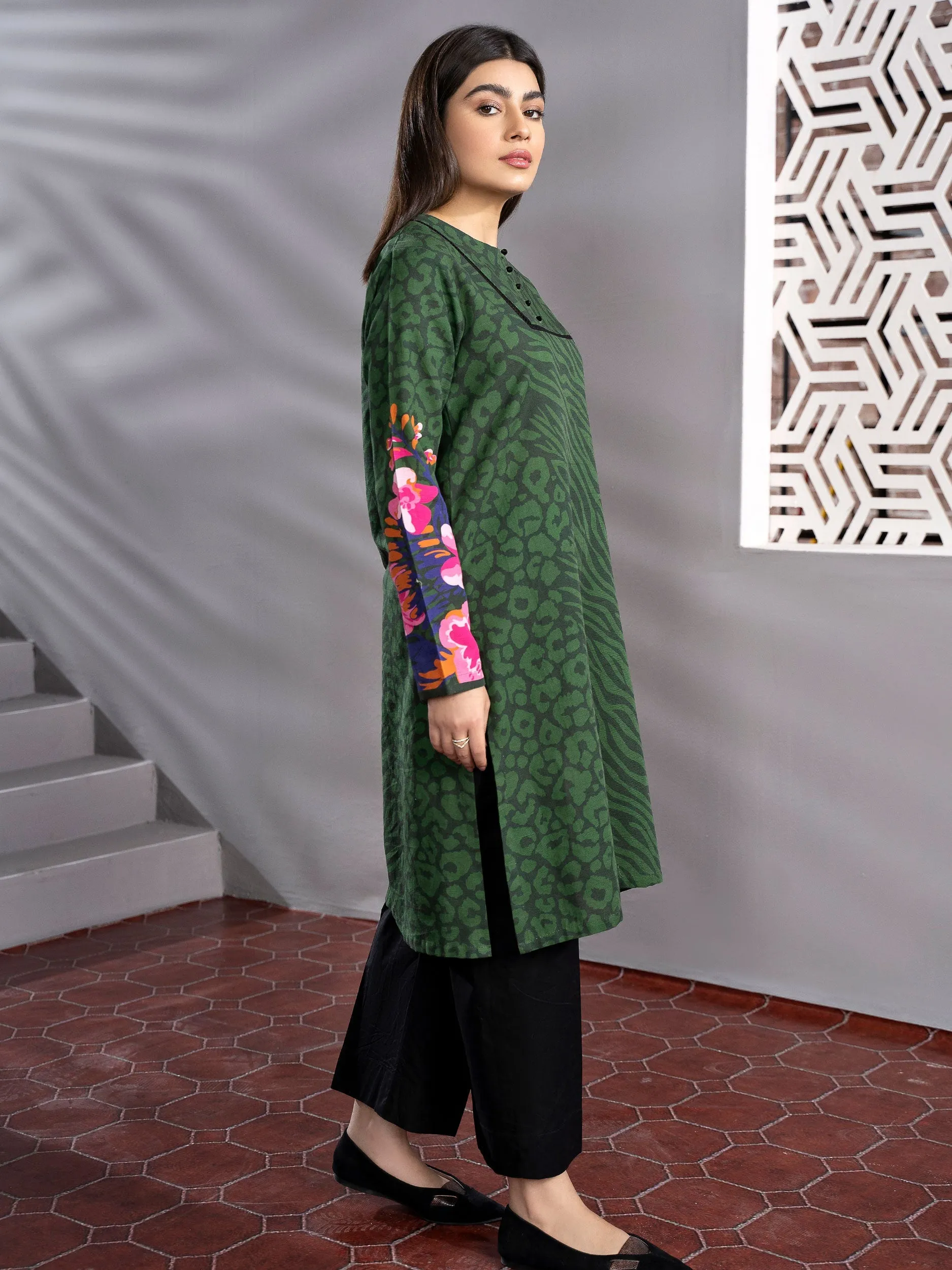 1 Piece Khaddar Shirt,