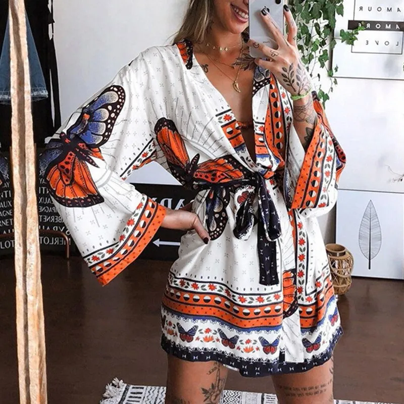 21 BUTTERFLY Robe