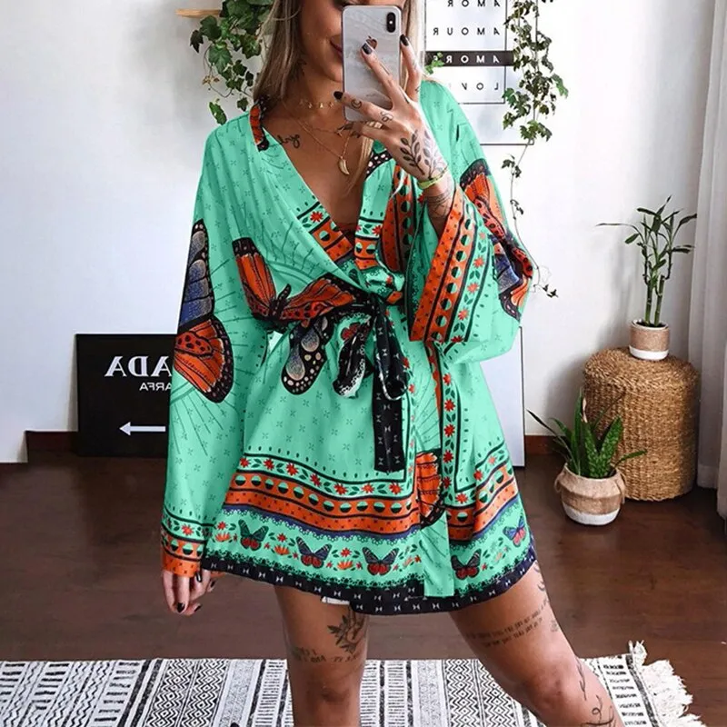 21 BUTTERFLY Robe