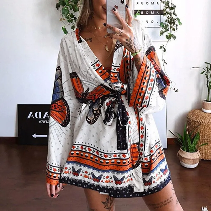 21 BUTTERFLY Robe