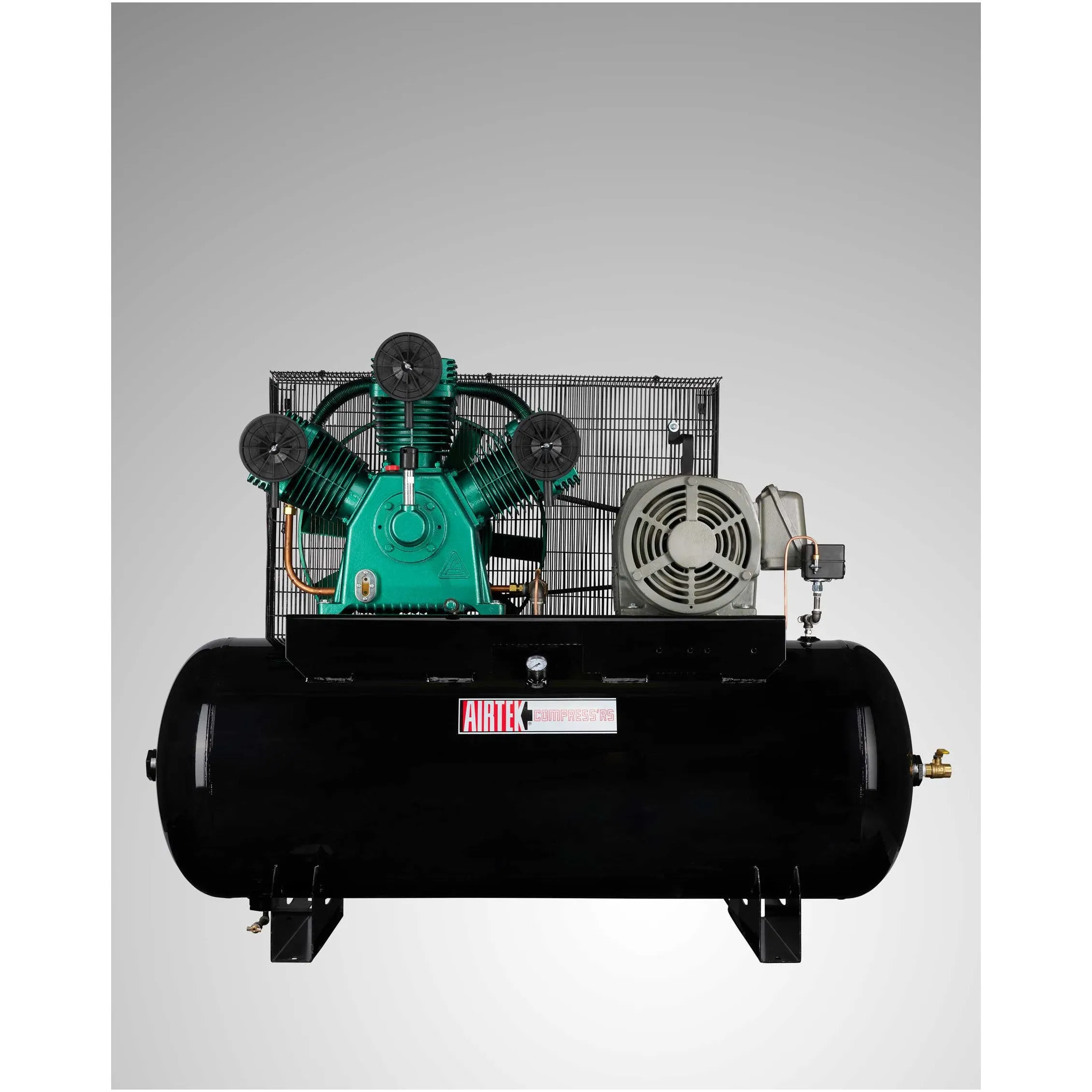 7.5 HP 80 Gallons Double Stage Horizontal Electric Industrial Air Compressor