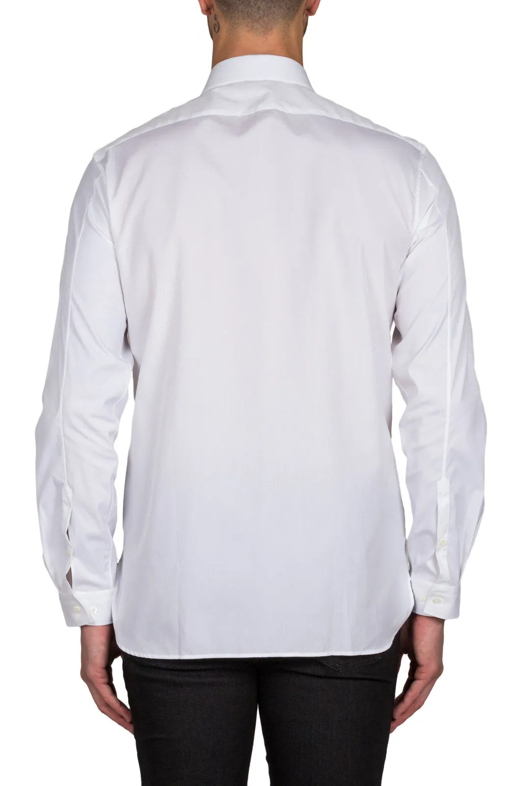 Abstract Bolt Collar Shirt