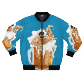 ADAM'S BIG BEAR BEER Bomber Jacket