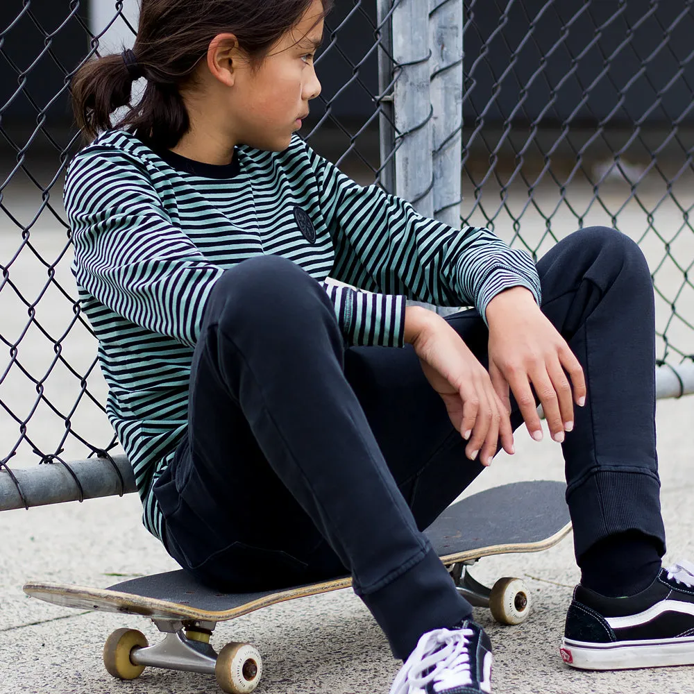 alphabet soup basic stripe l/s tee