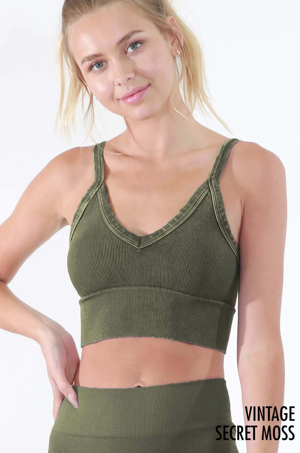 Amanda V Neck Crop Top