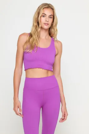 Amor Crop Tank - Electric Amethyst