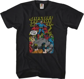 And One Of Us Must Die Justice League T-Shirt