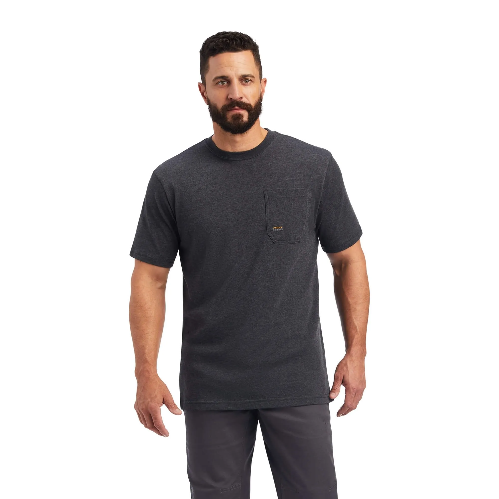 Ariat Men's Rebar Cotton Strong Dog Tags T-Shirt