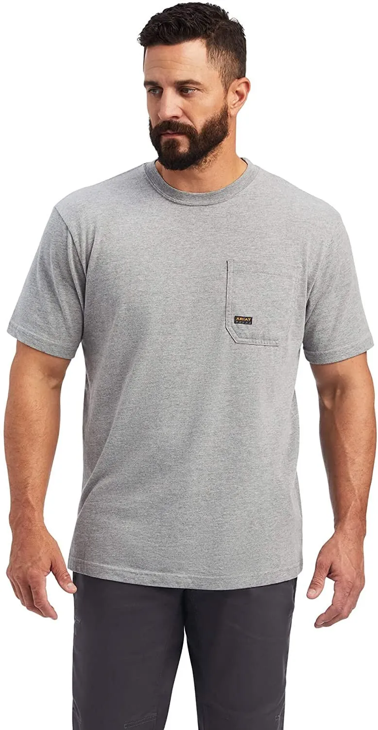 Ariat Men's Rebar Cotton Strong Dog Tags T-Shirt