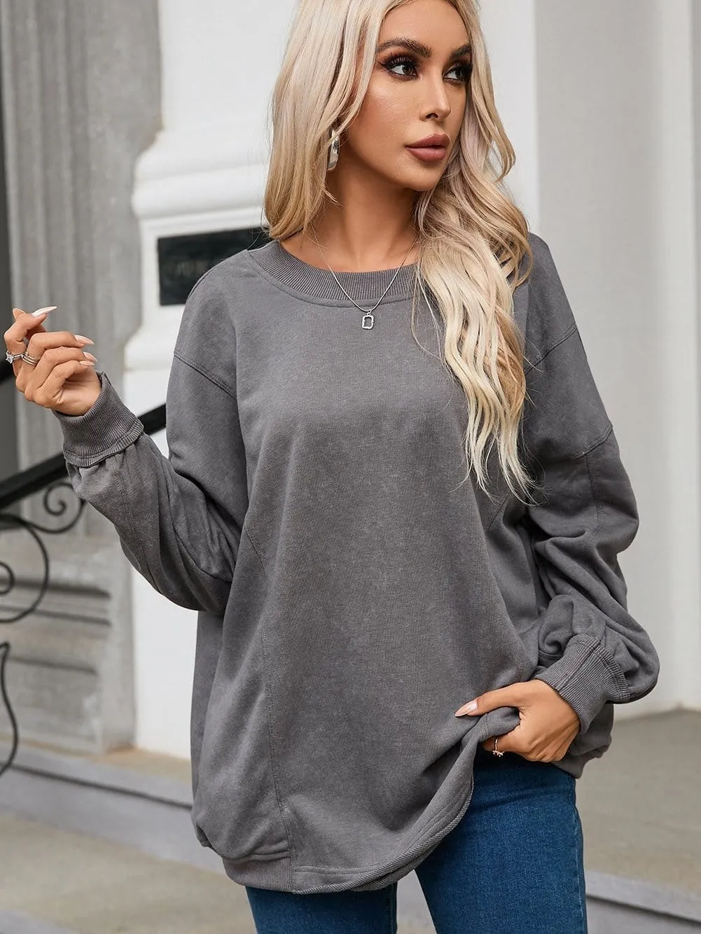Bishop Sleeve Sweater Dress