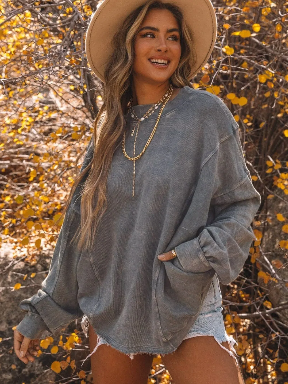 Bishop Sleeve Sweater Dress