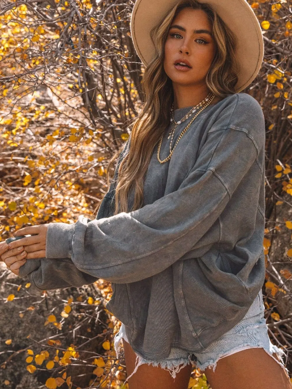 Bishop Sleeve Sweater Dress