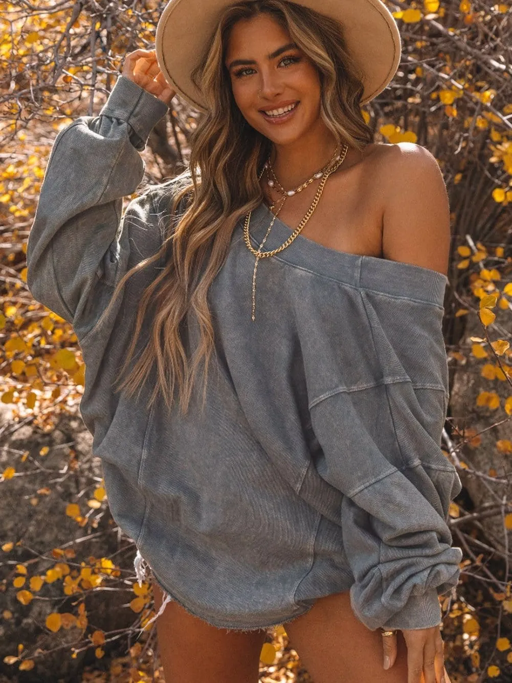 Bishop Sleeve Sweater Dress