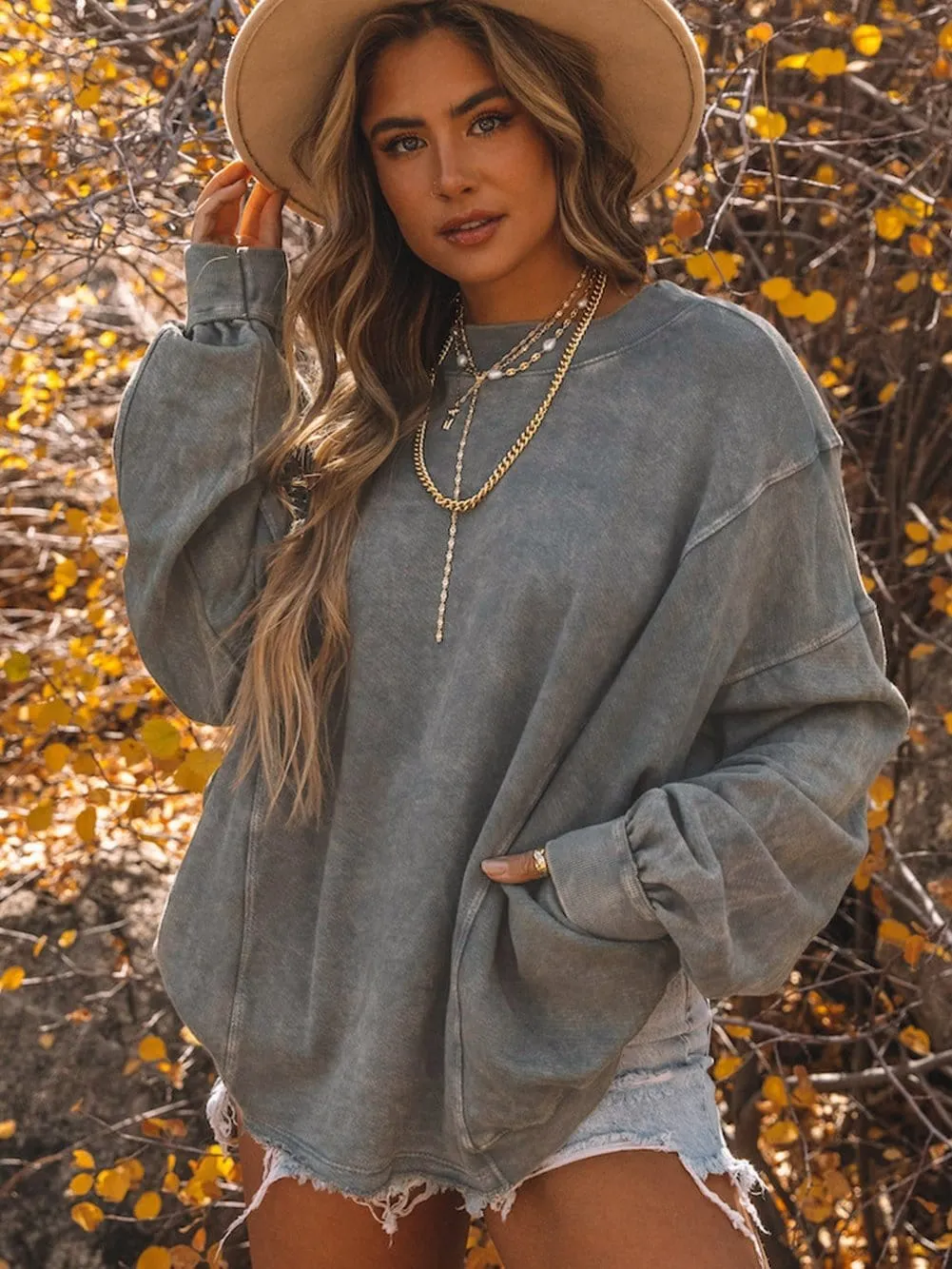 Bishop Sleeve Sweater Dress