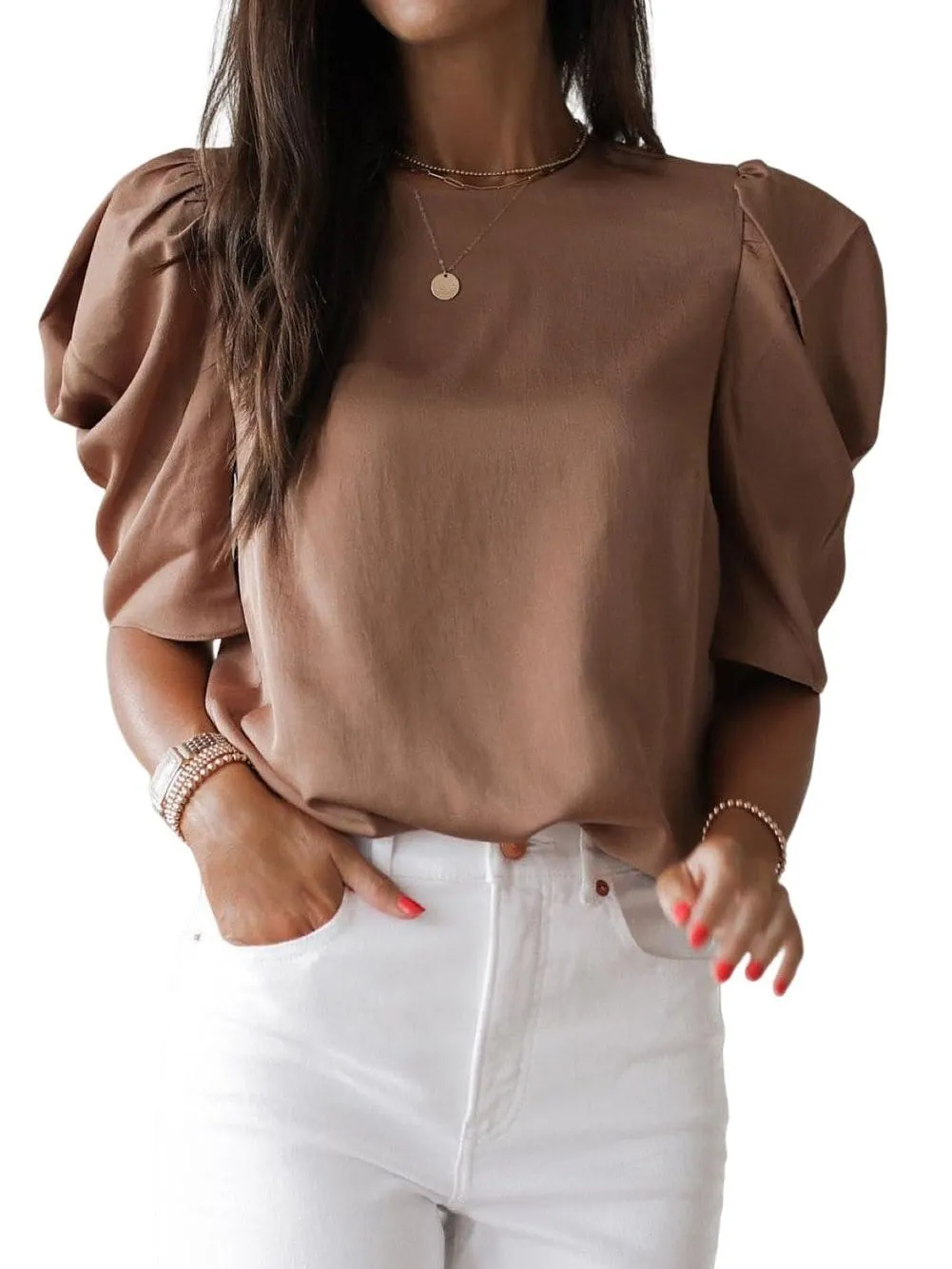 Bishop Sleeve Sweater Dress