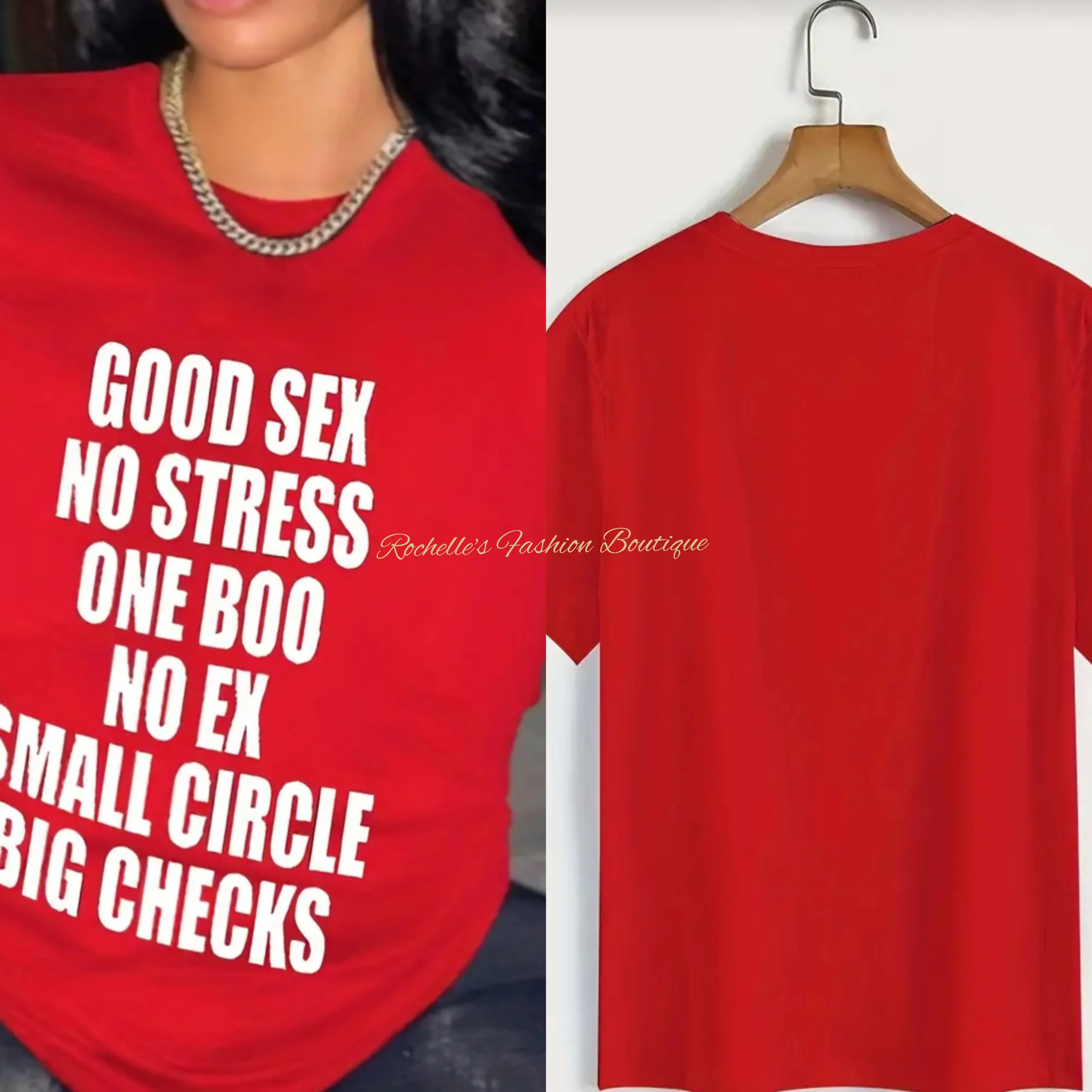 Black No Stress T-Shirt