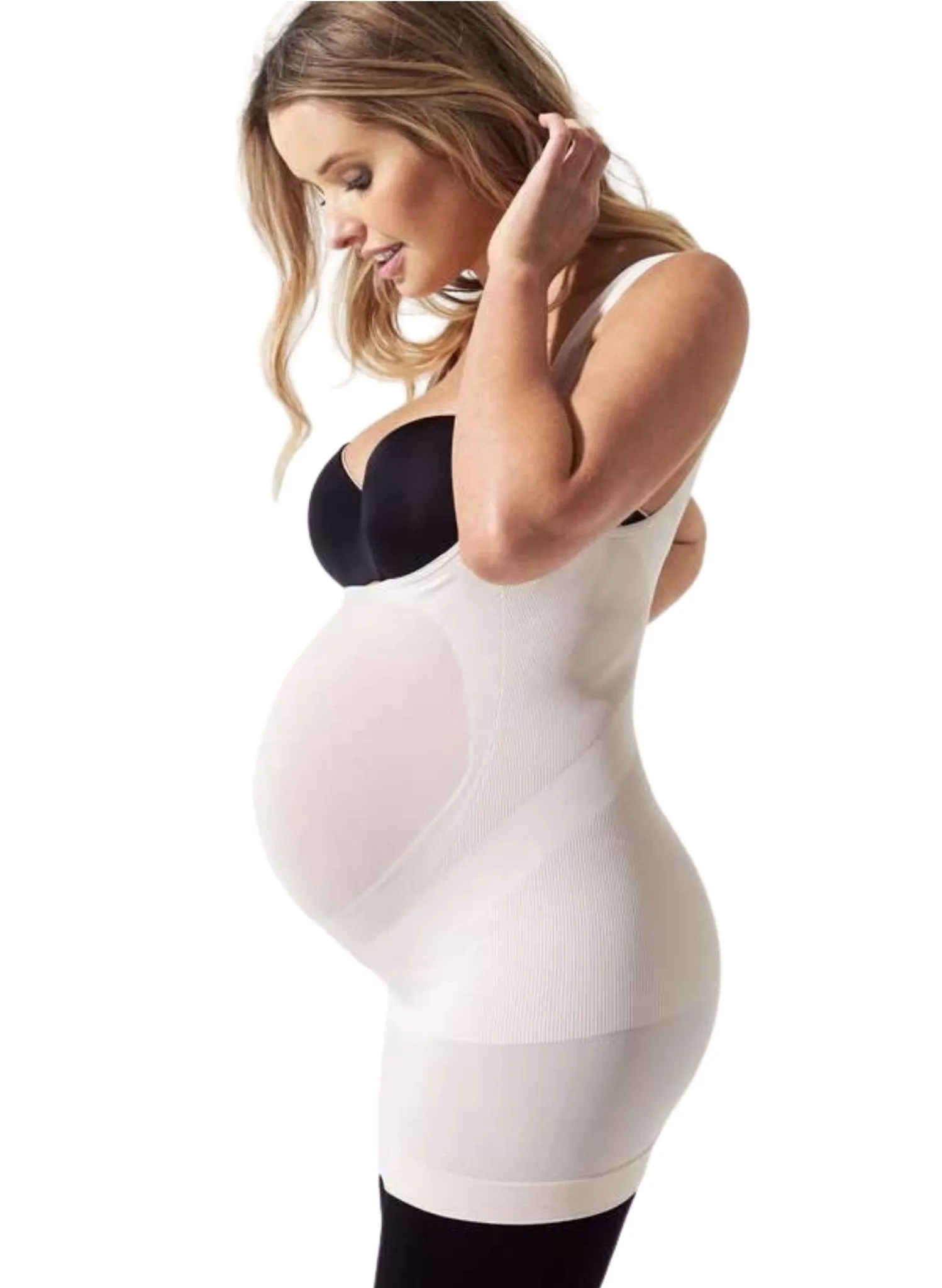 BLANQI Maternity Underbust Belly Support Tank - Nude