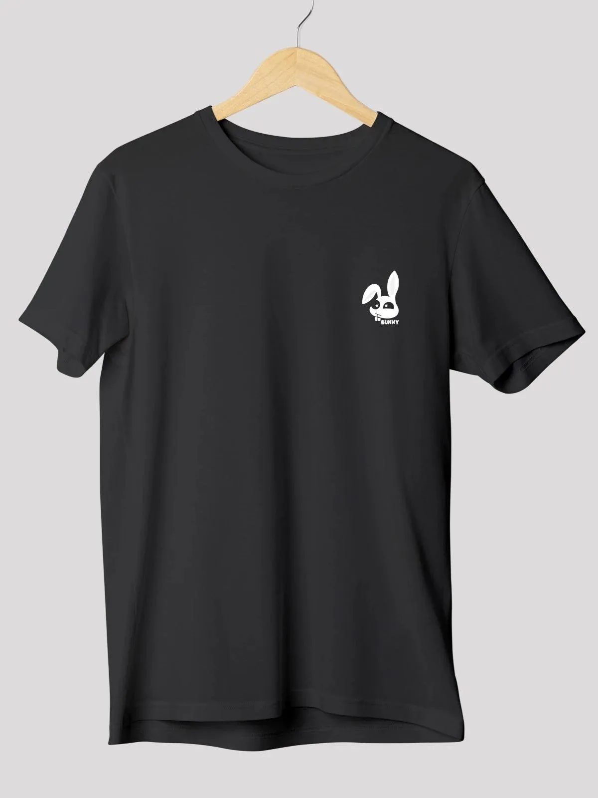 Bunny Bliss Black Unisex T-Shirt