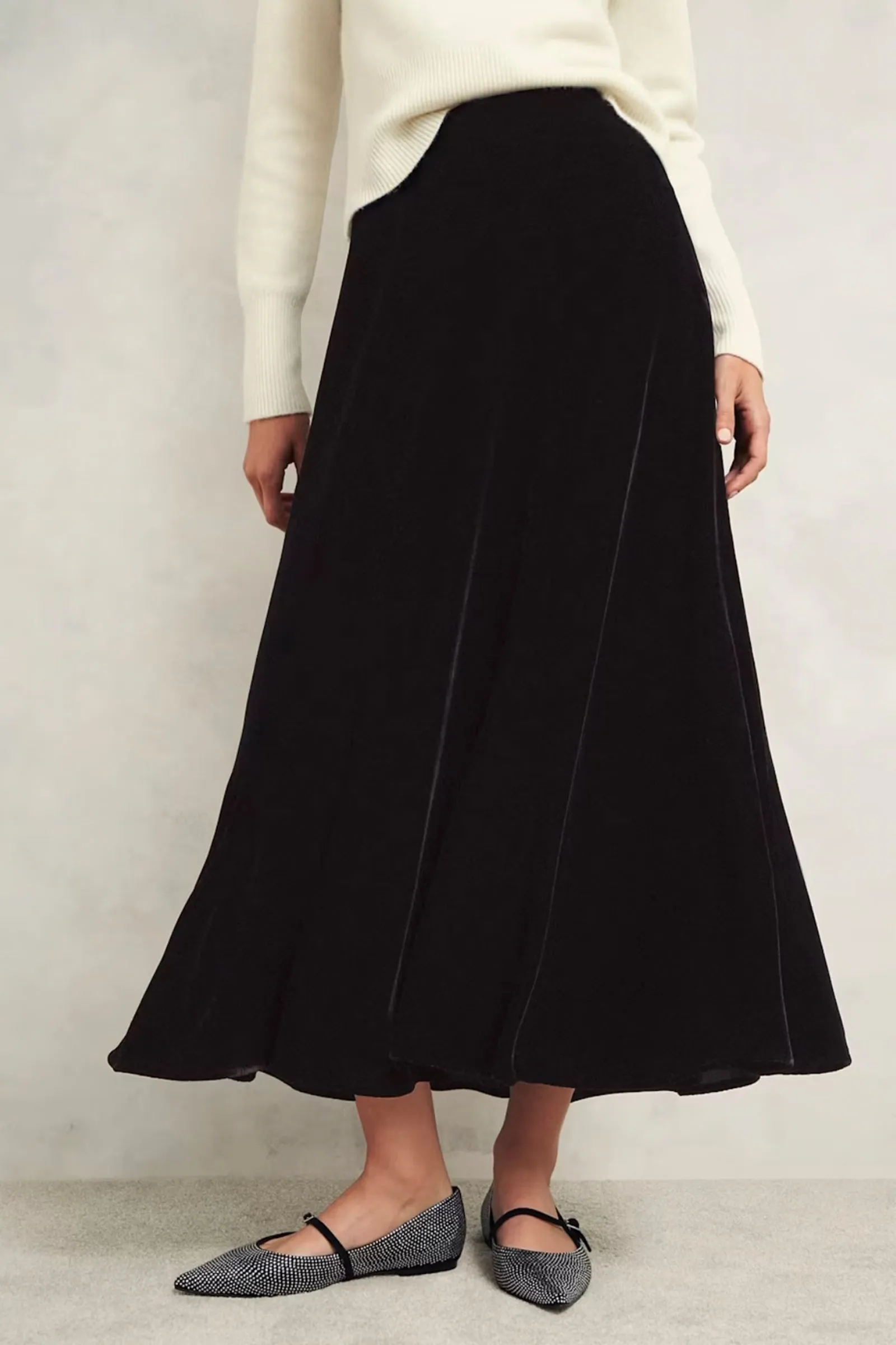 Charteris Velvet Skirt