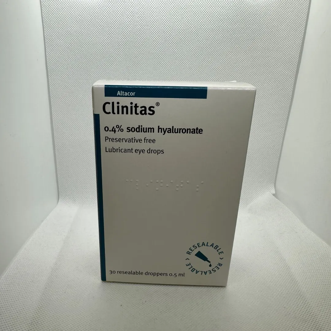 Clinitas 0.4% sodium hyaluronate 30 x 0.5ml droppers (N)
