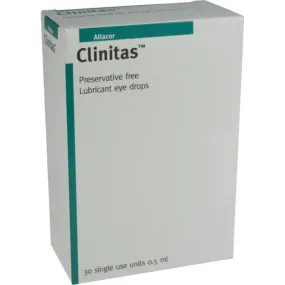 Clinitas 0.4% sodium hyaluronate 30 x 0.5ml droppers (N)