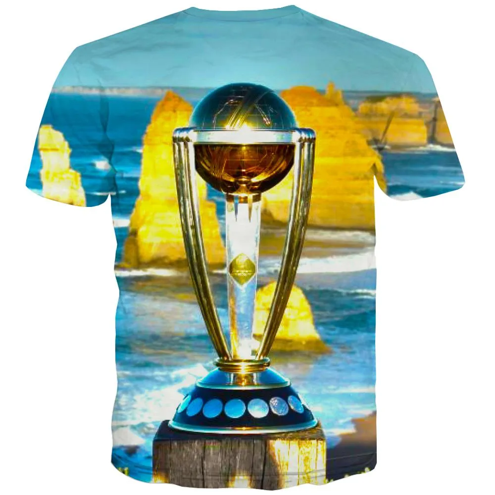 Cricket T shirts Men Movement Tshirts Cool Lawn Tshirts Casual Game Tshirt Anime