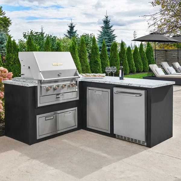 Crown Verity Premium Built-in - Infinite Series Cabinet w/ Propane Tank Holder IBILC-PH