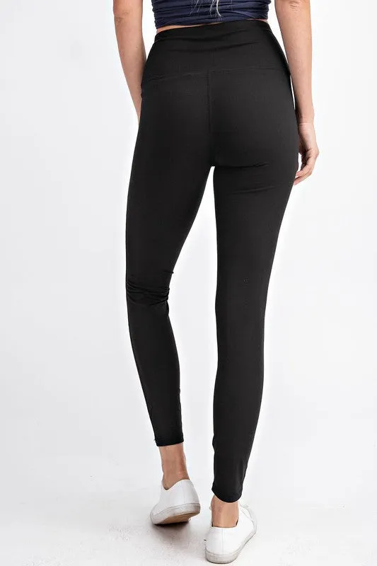 *CUTOUT LEGGINGS BLACK