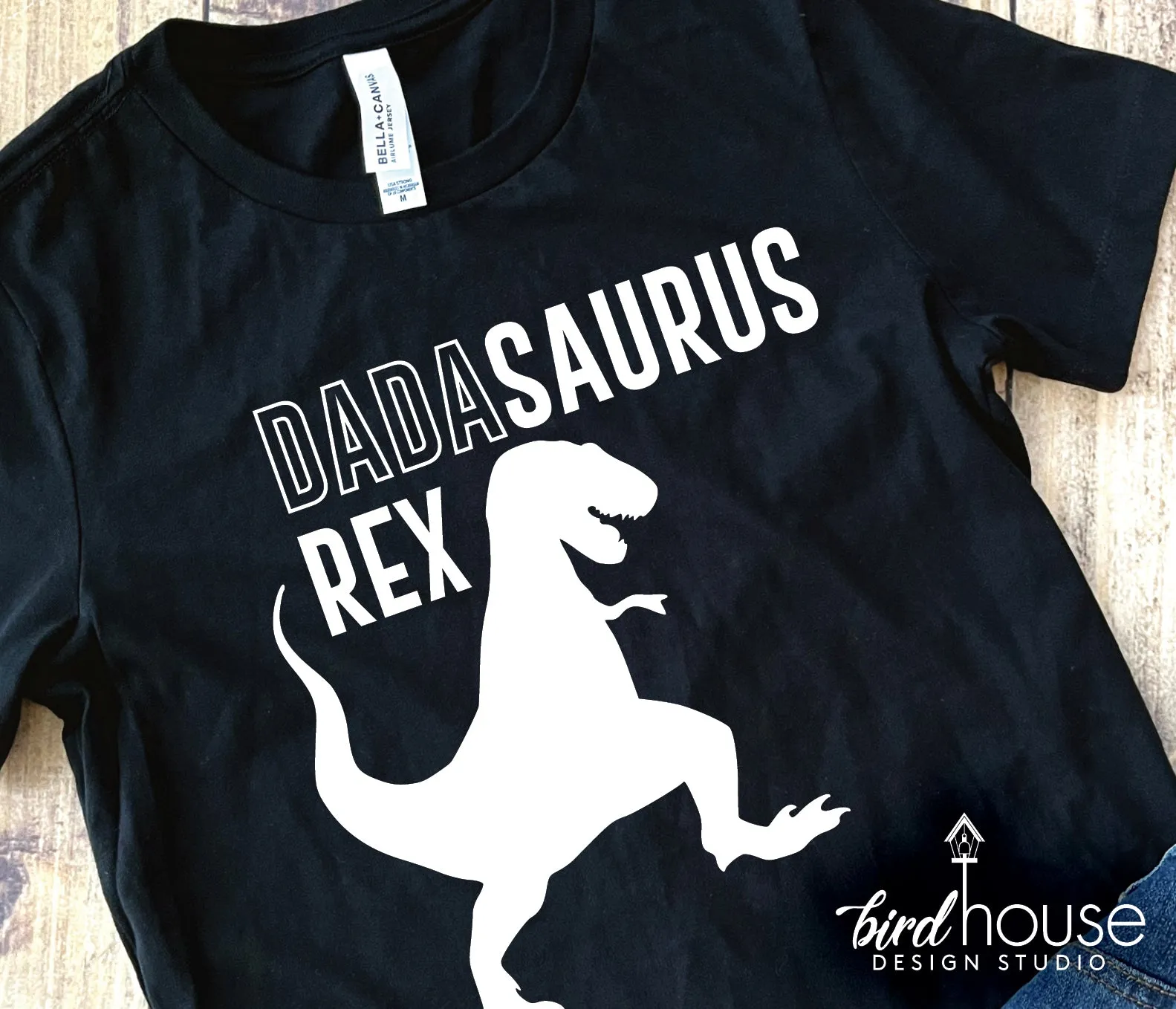 DadaSaurus Rex Shirt, Personalized Graphic Tee