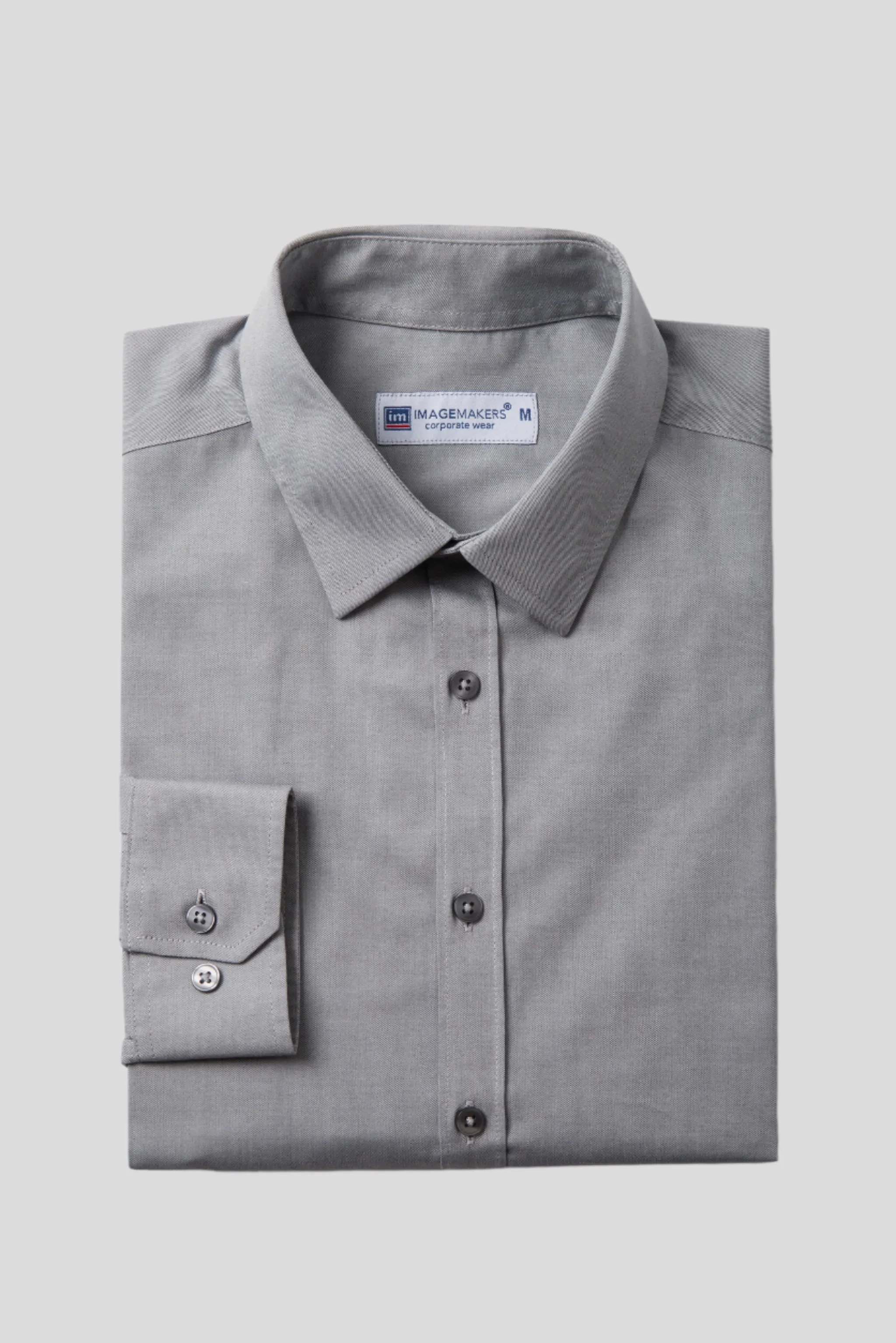 Dean regular fit cotton shirt - grey
