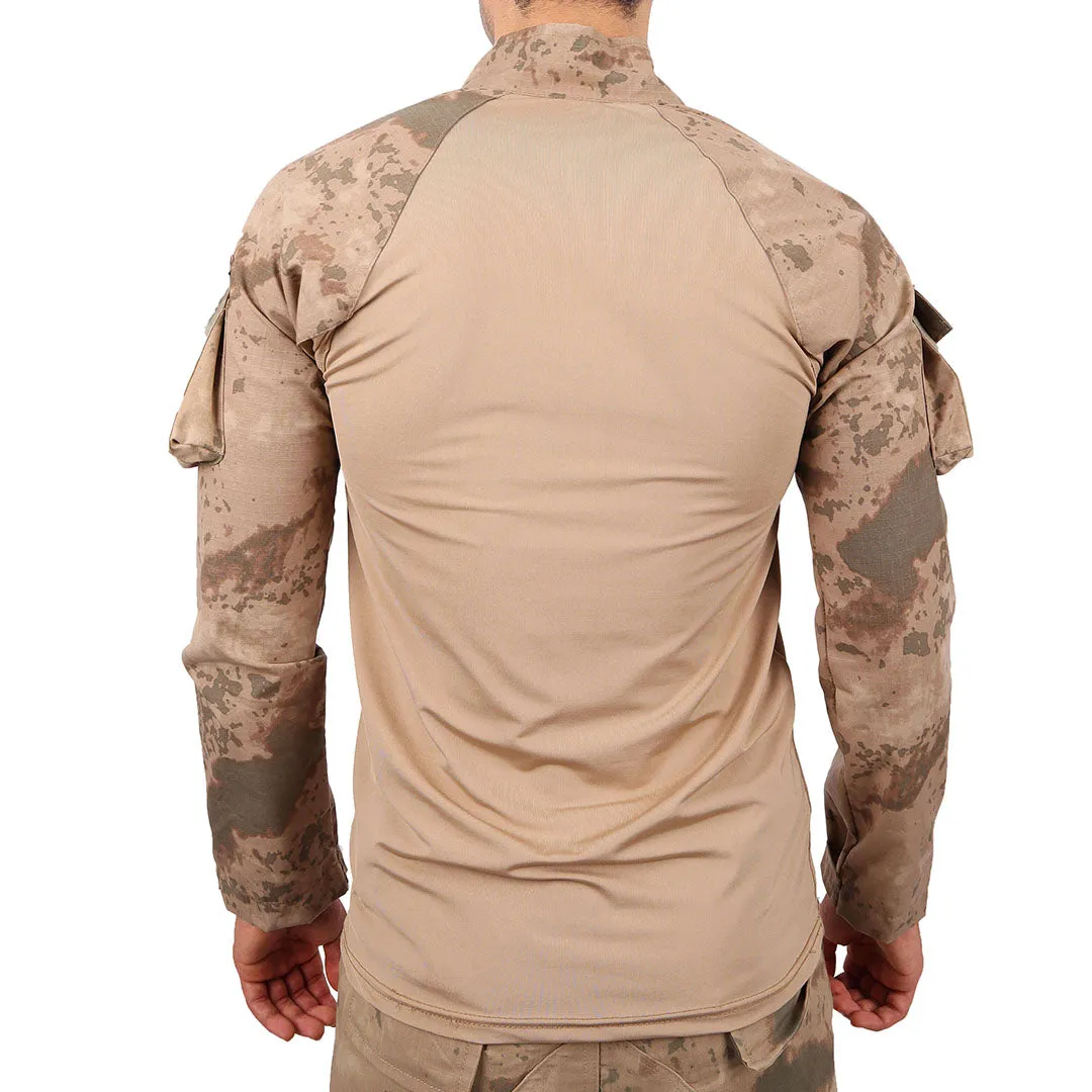 Deserton Camouflage Tactical Long Sleeve Combat Operation Shirt