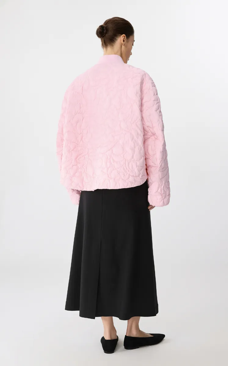 Down coat / JNBY Chinese Knot Oversized Quilted Down Jacket