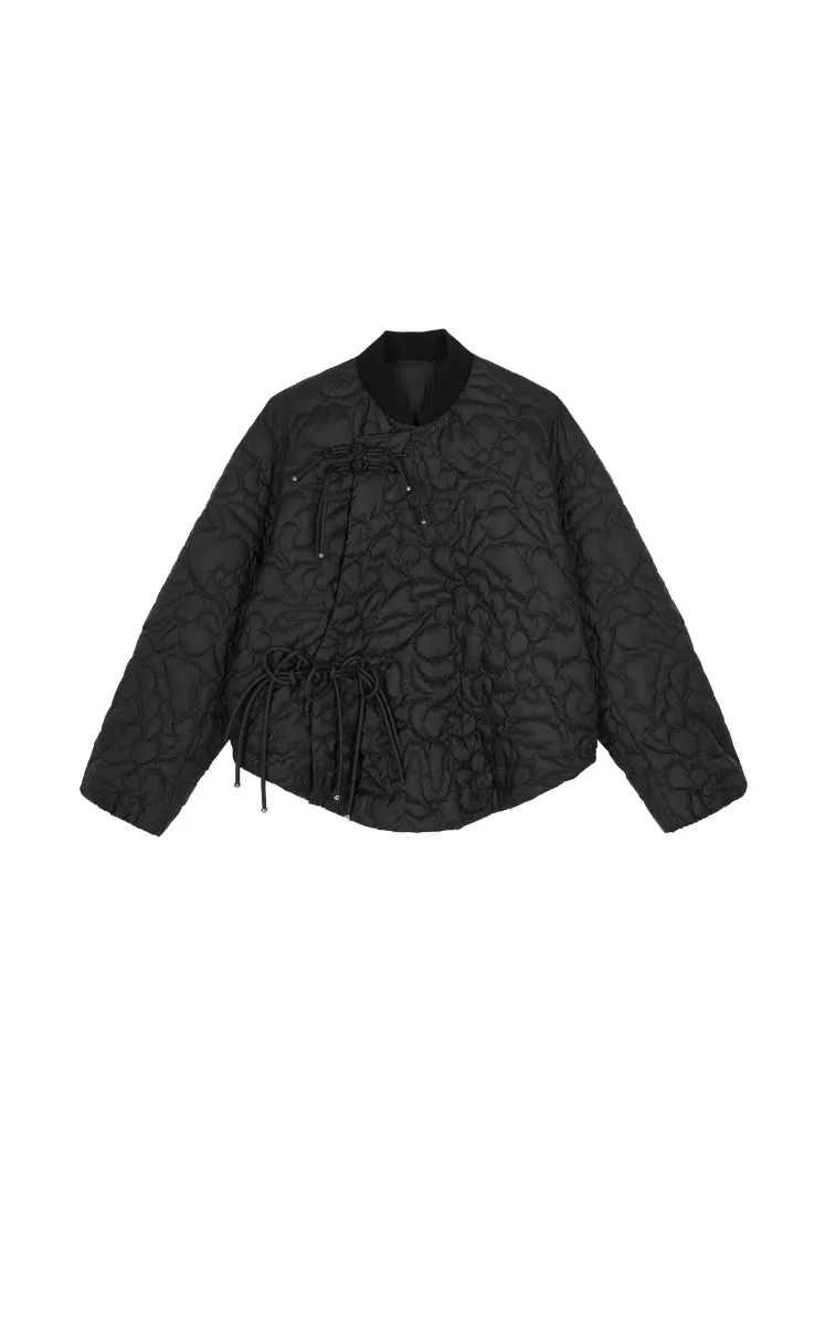 Down coat / JNBY Chinese Knot Oversized Quilted Down Jacket