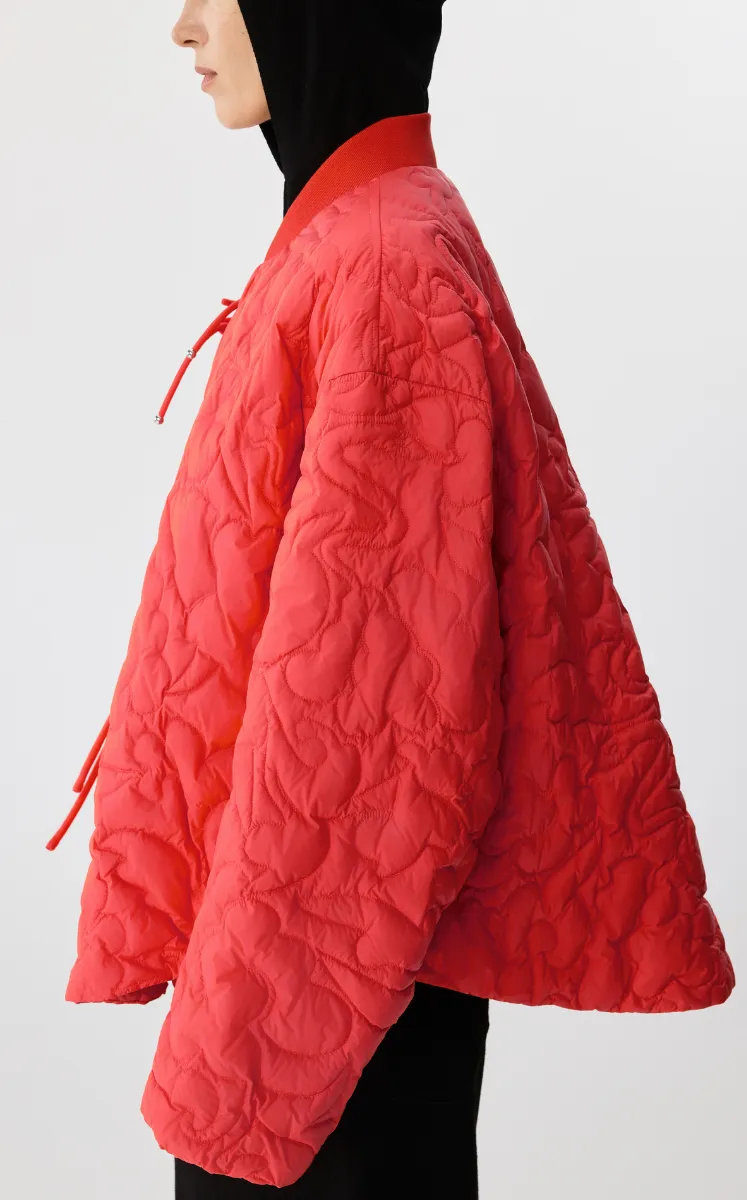 Down coat / JNBY Chinese Knot Oversized Quilted Down Jacket