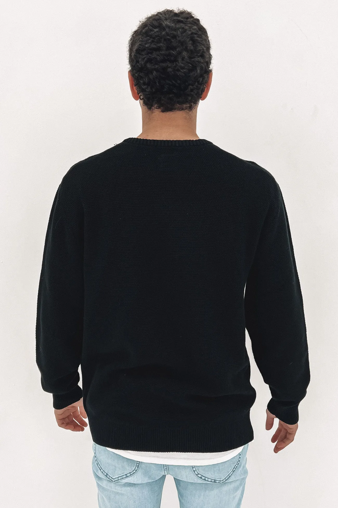Duke Crew Knit Black