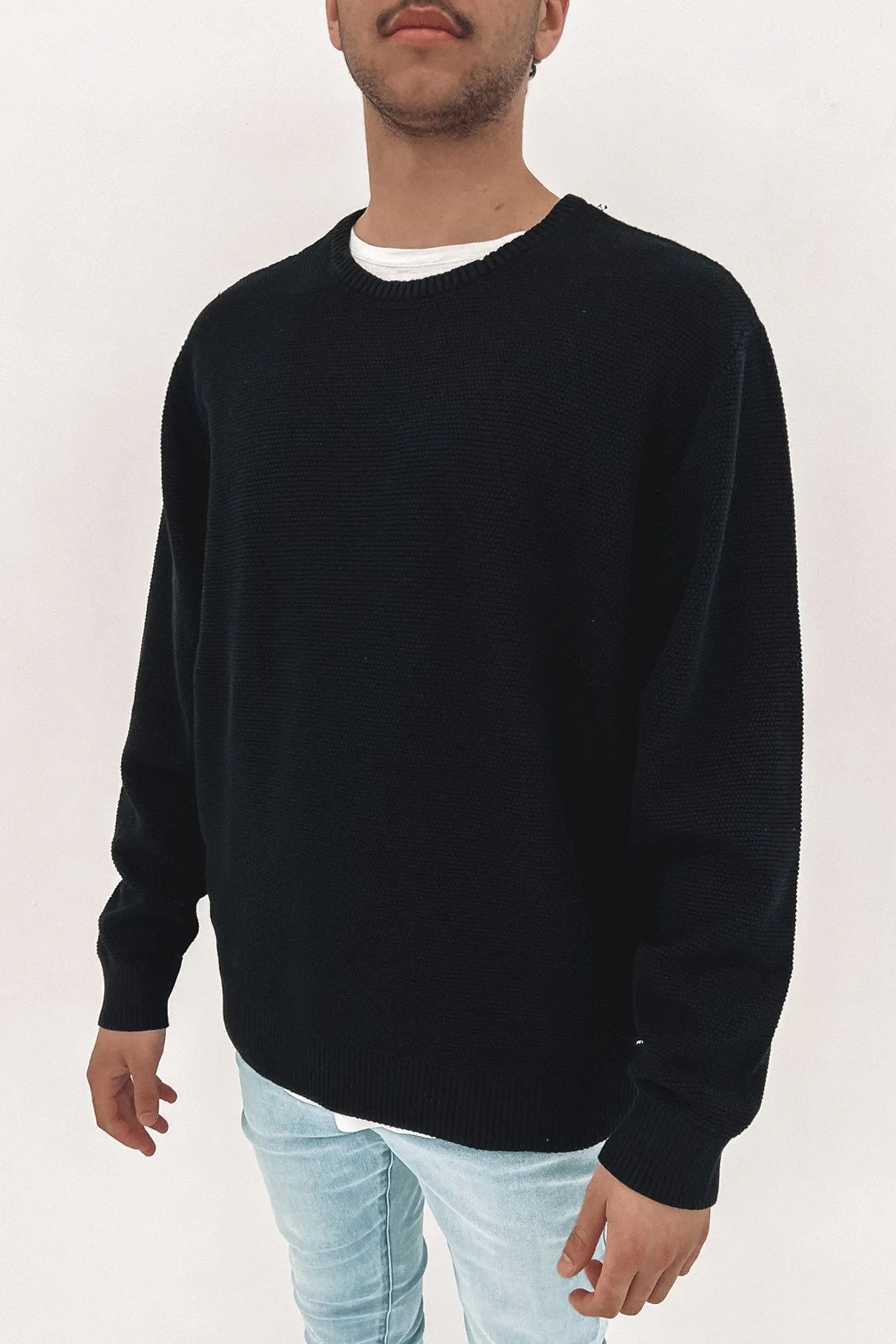 Duke Crew Knit Black