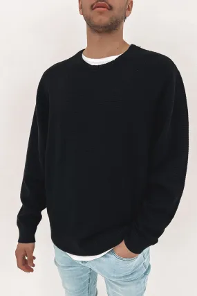 Duke Crew Knit Black