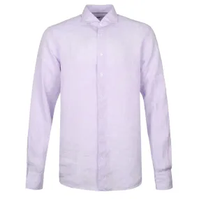 Eton Linen Shirt in Lilac