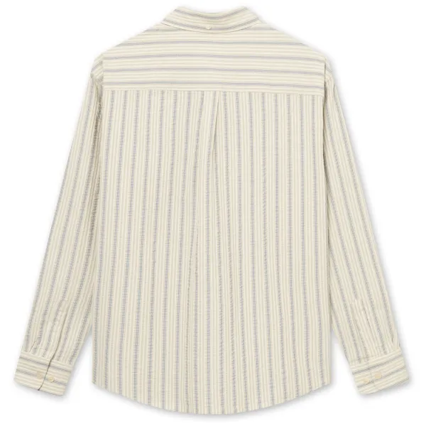 Forét Crest Dove Shirt (blue stripe)