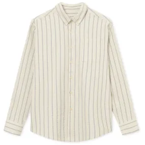 Forét Crest Dove Shirt (blue stripe)