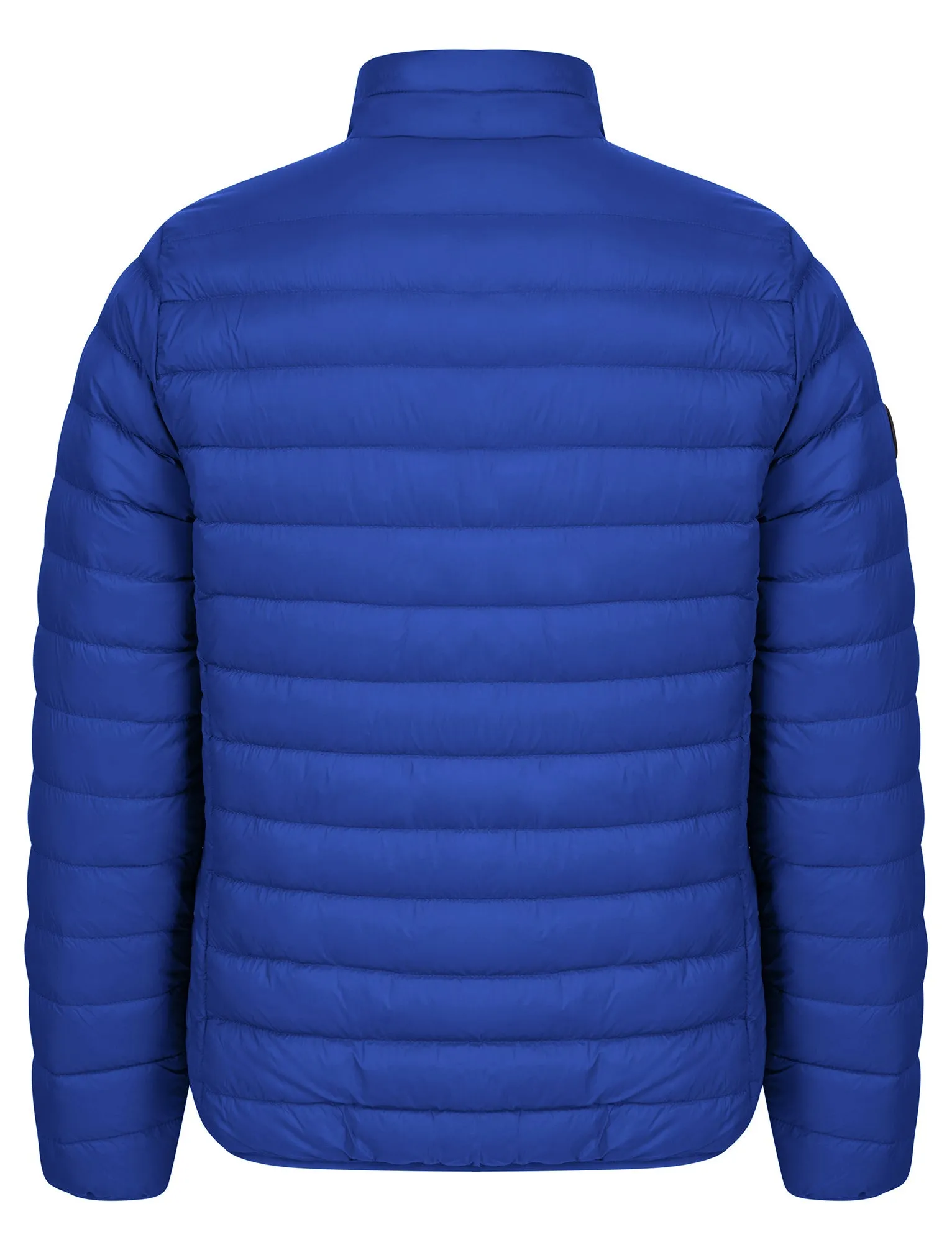 Ikar Funnel Neck Quilted Puffer Jacket with Fleece Lined Collar in Sodalite Blue - Tokyo Laundry