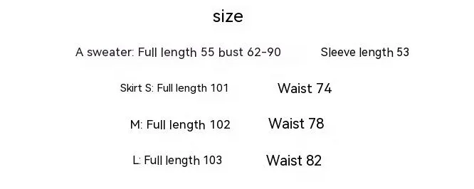Joskaa Woolen Plaid Suit Skirt Female Strap Dress Two-piece Sweater