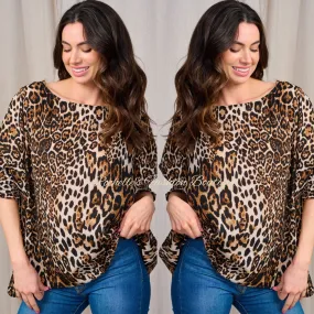 Leopard S/S Tunic Blouse
