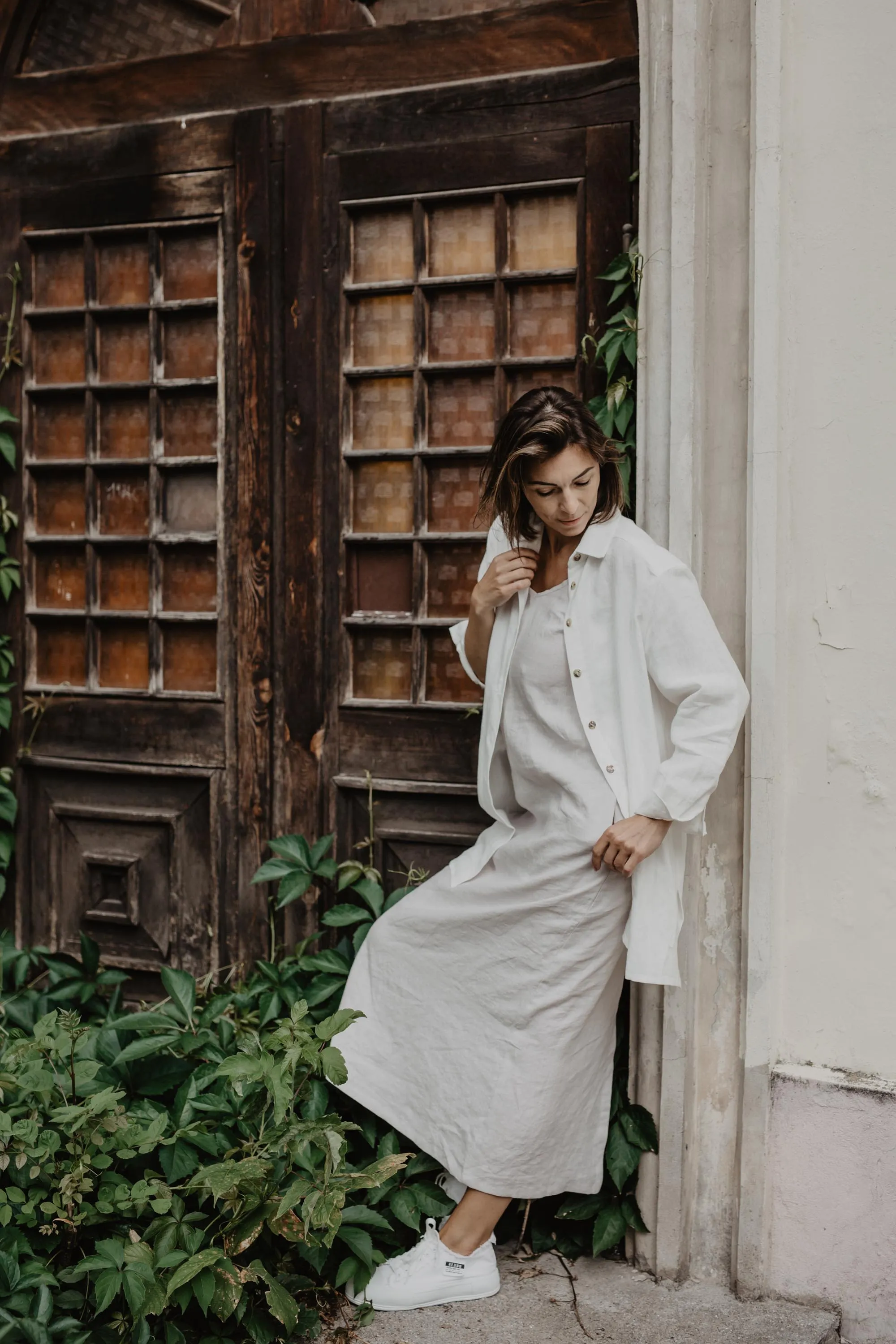 Linen oversized shirt Marrakesh by AmourLinen