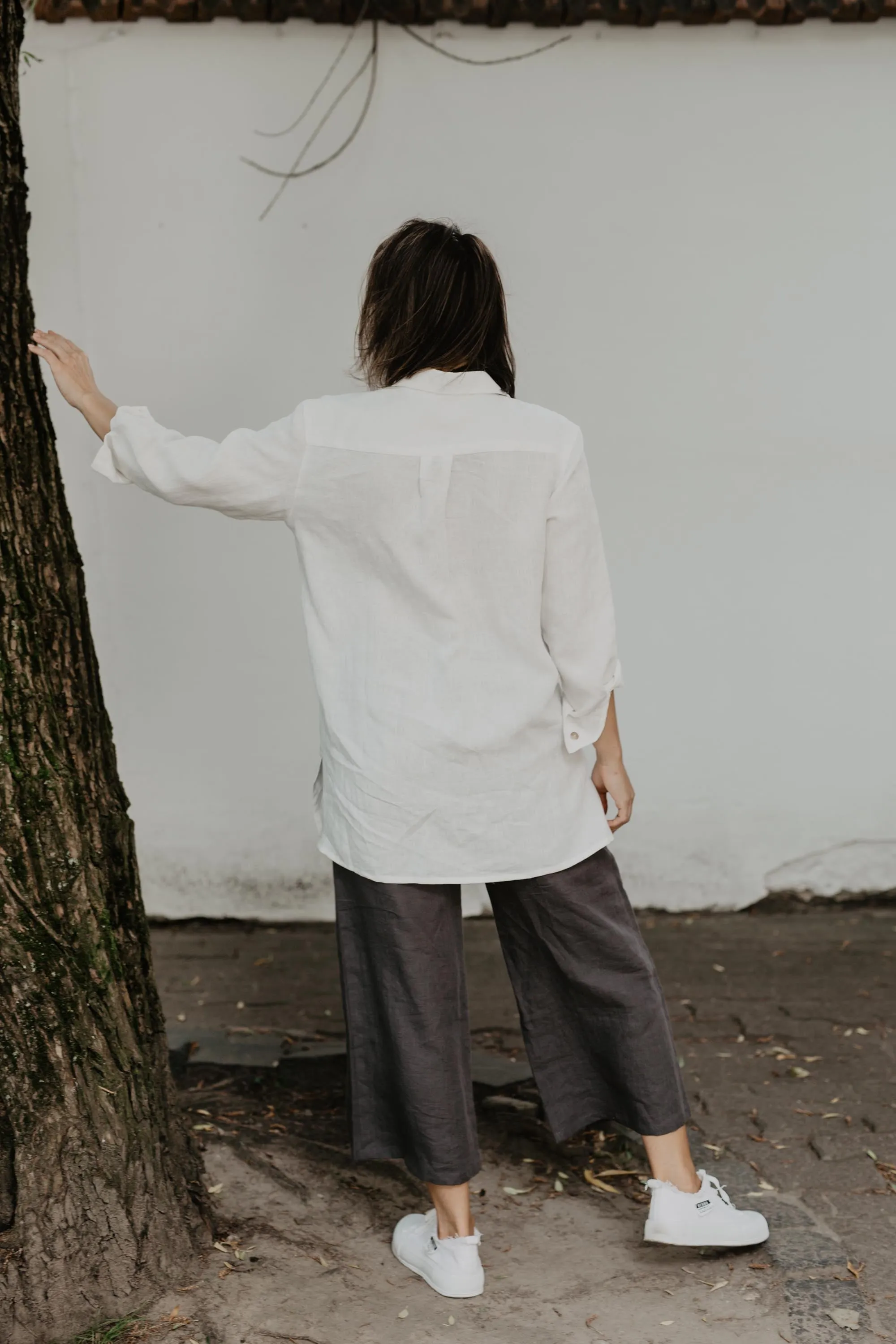 Linen oversized shirt Marrakesh by AmourLinen