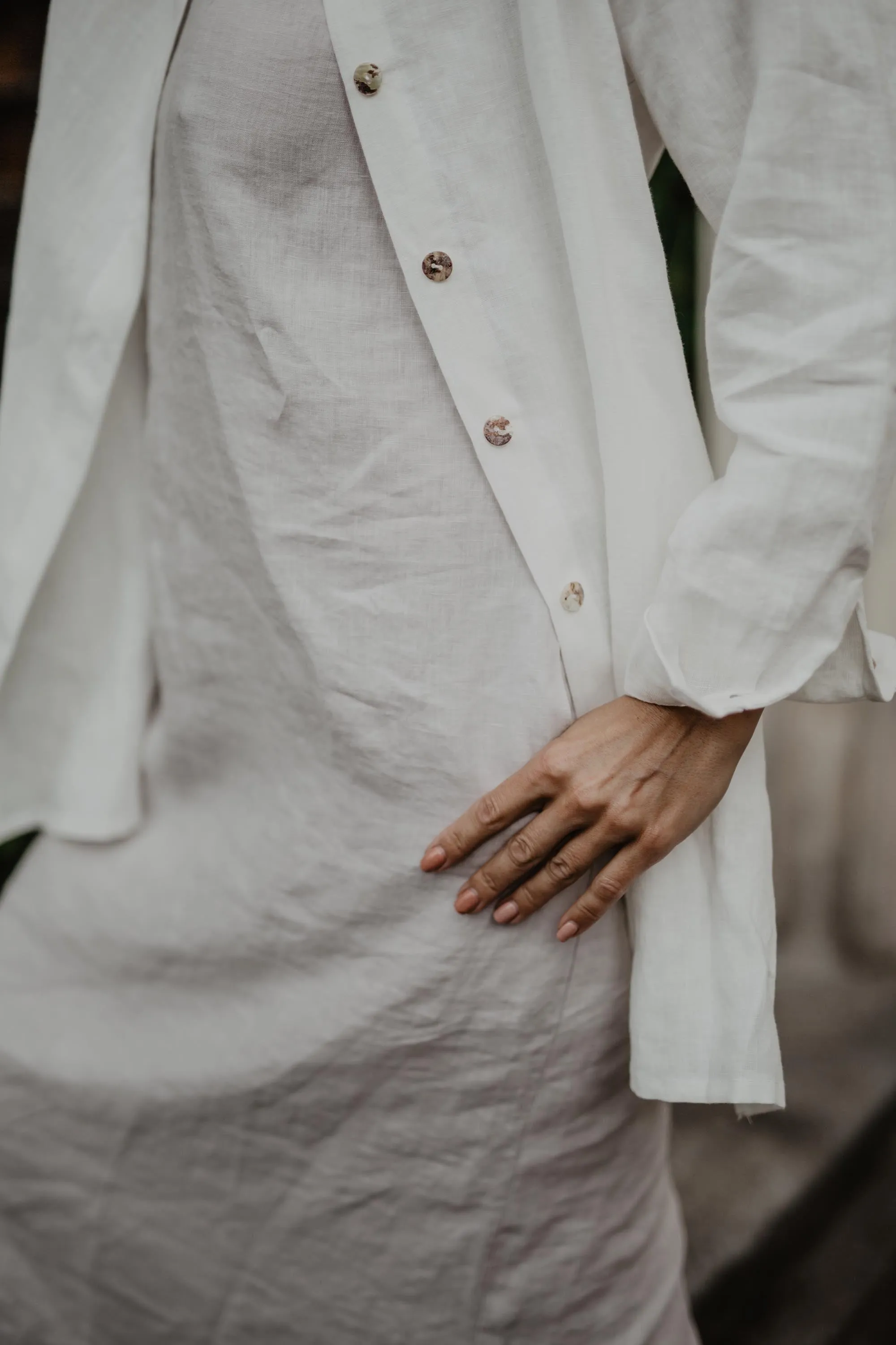 Linen oversized shirt Marrakesh by AmourLinen