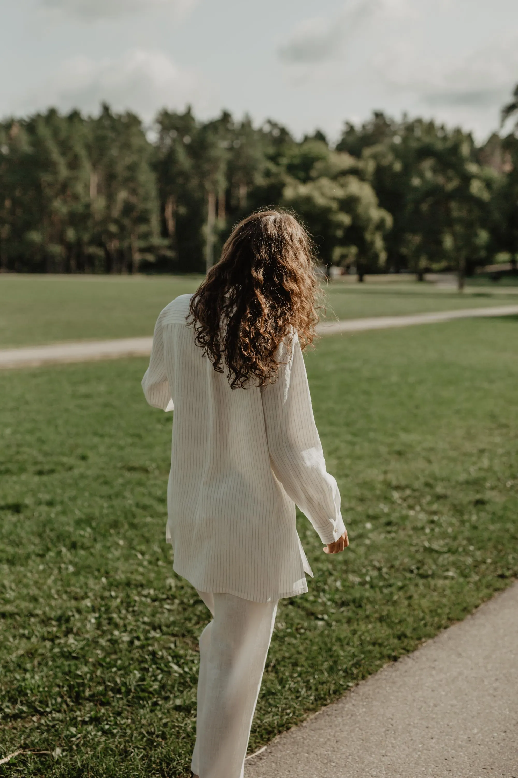 Linen oversized shirt Marrakesh by AmourLinen