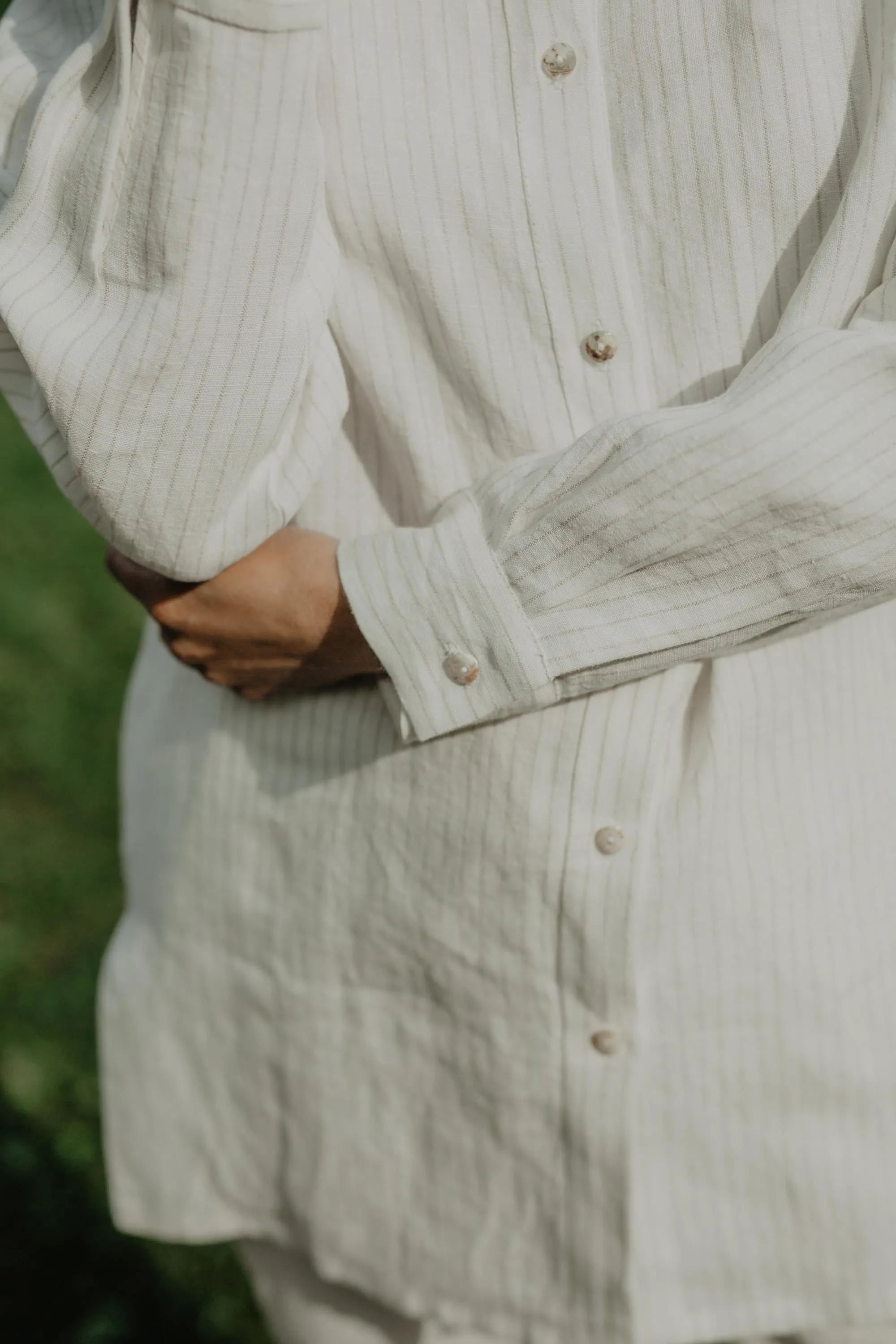 Linen oversized shirt Marrakesh by AmourLinen