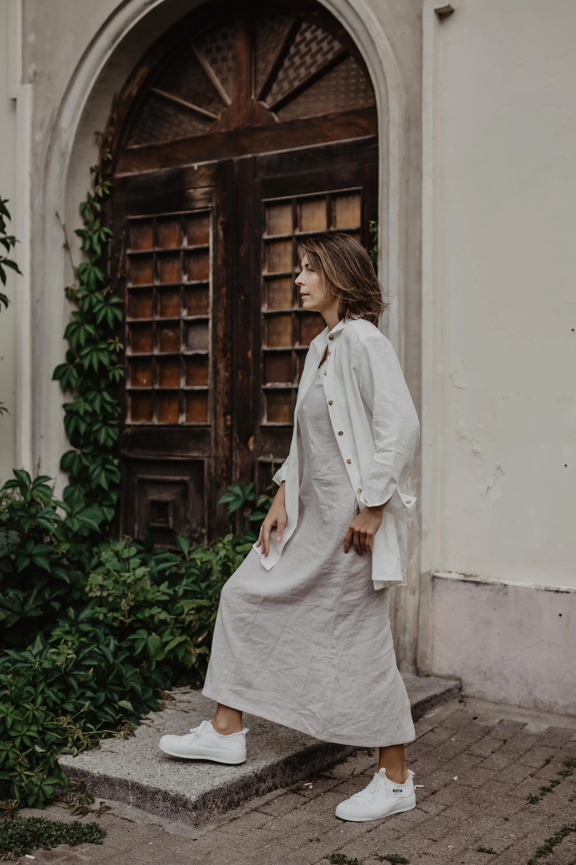 Linen oversized shirt Marrakesh by AmourLinen