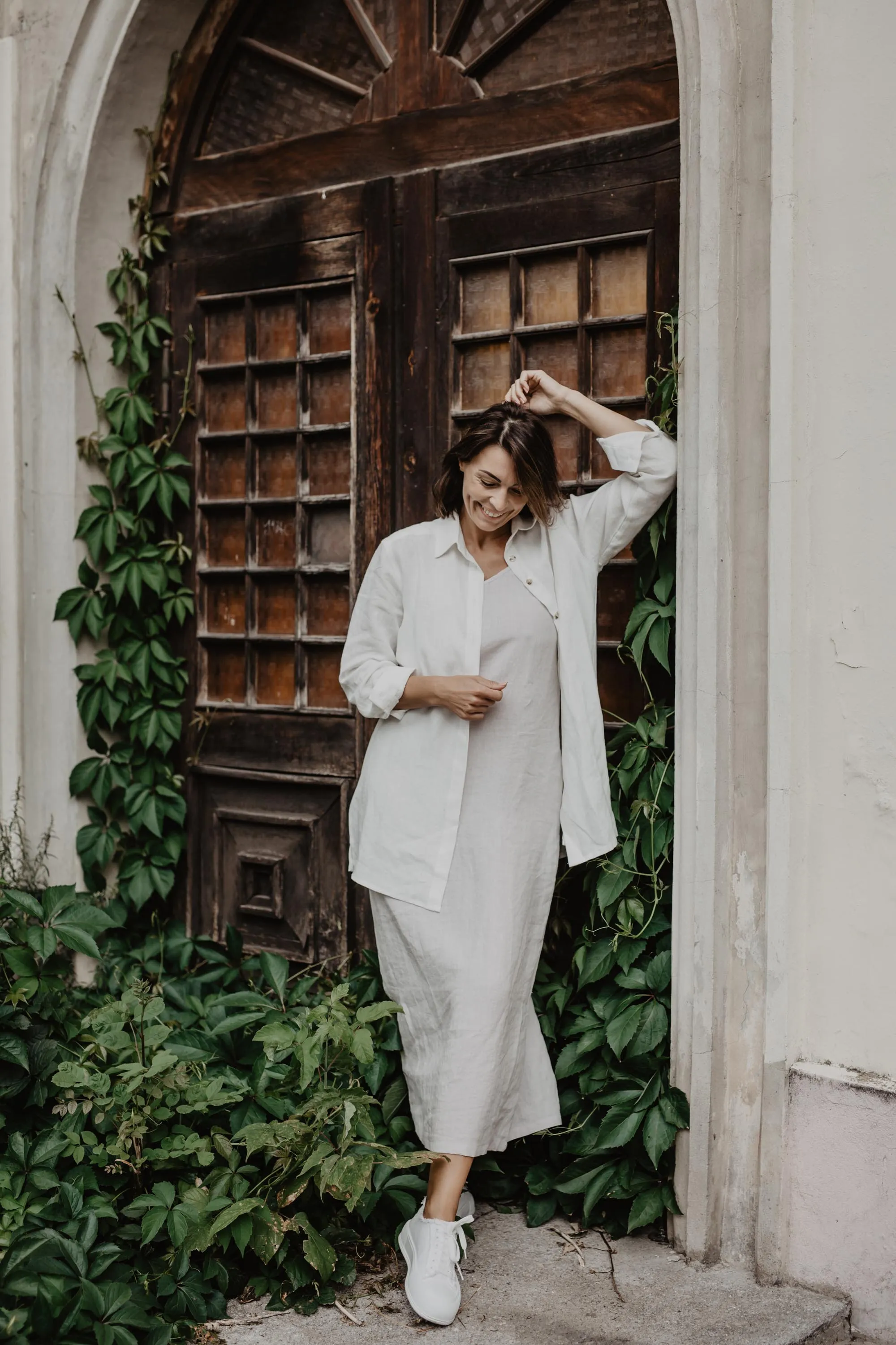 Linen oversized shirt Marrakesh by AmourLinen